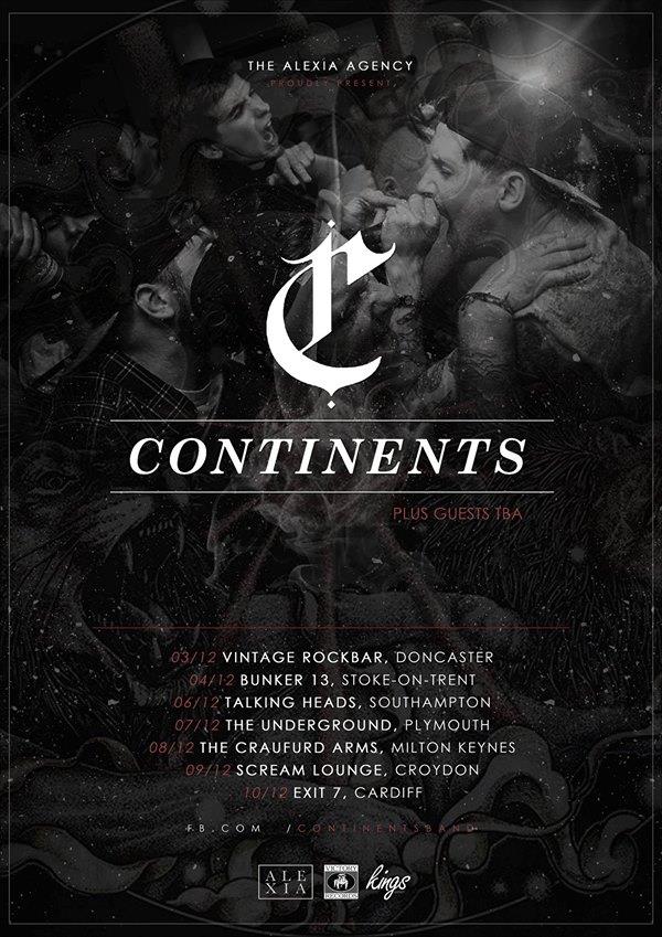 Continents UK Tour poster